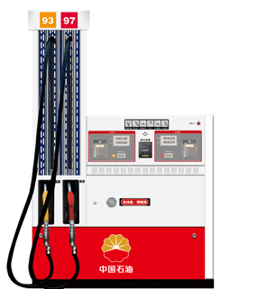 中石油L型柜式四槍加油機(jī)